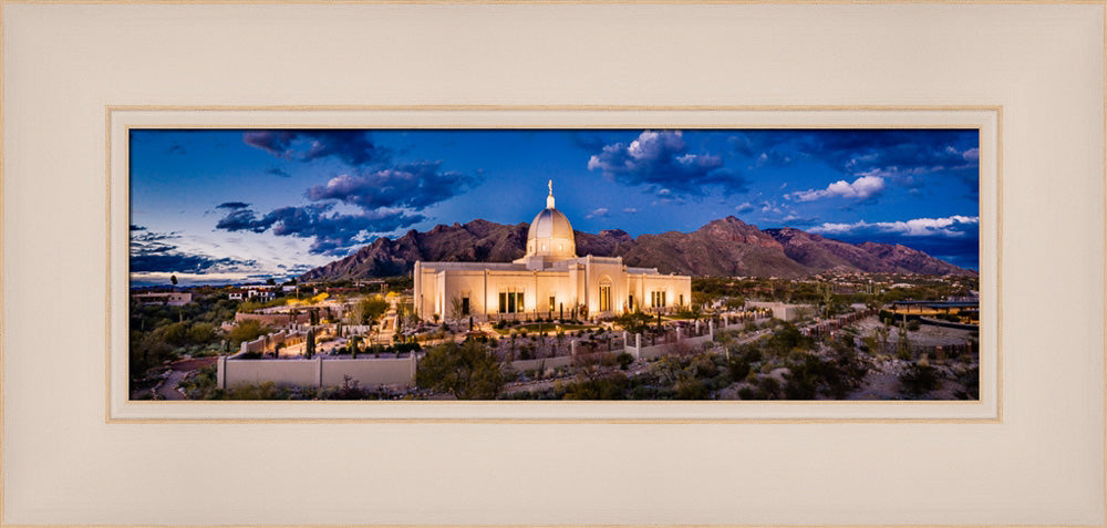 Tucson Temple - Evening Panorama by Scott Jarvie