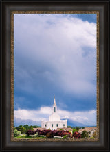 Orem Temple - Windows of Heaven - framed giclee canvas