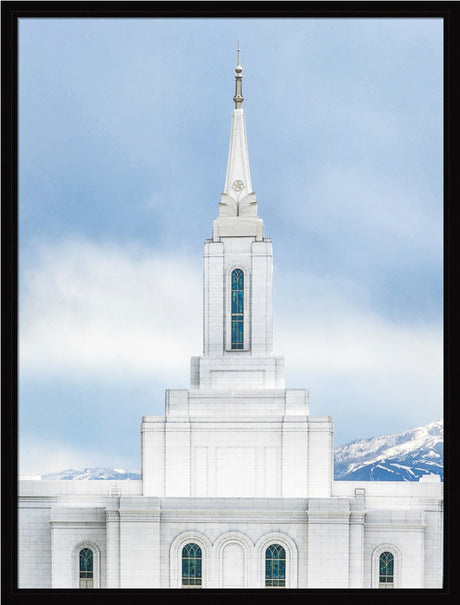 Orem Temple - Ascend - framed giclee canvas