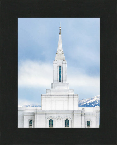 Orem Temple - Ascend - framed giclee canvas