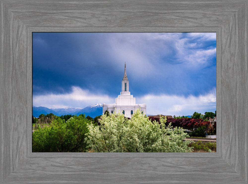 Orem Utah Temple  - Sanctuary - framed giclee canvas