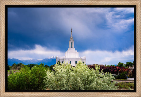 Orem Utah Temple  - Sanctuary - framed giclee canvas