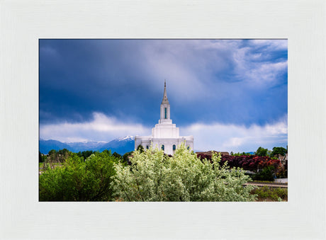 Orem Utah Temple  - Sanctuary - framed giclee canvas