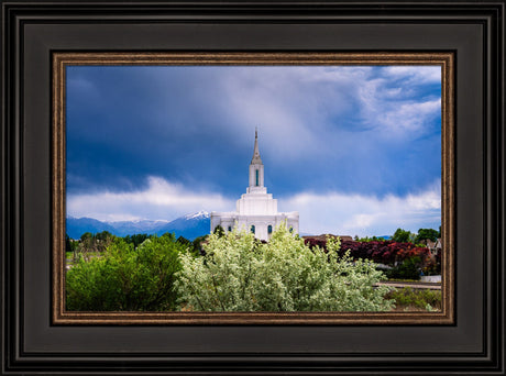 Orem Utah Temple  - Sanctuary - framed giclee canvas