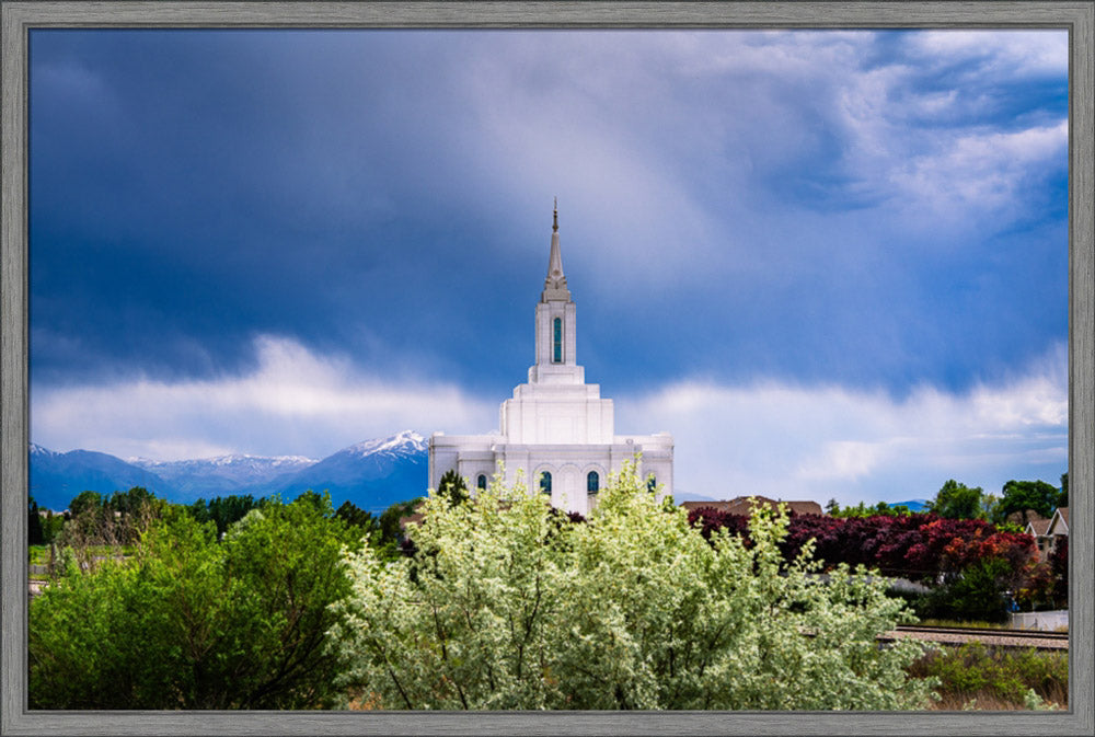 Orem Utah Temple  - Sanctuary - framed giclee canvas