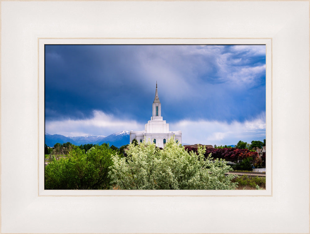 Orem Utah Temple  - Sanctuary - framed giclee canvas