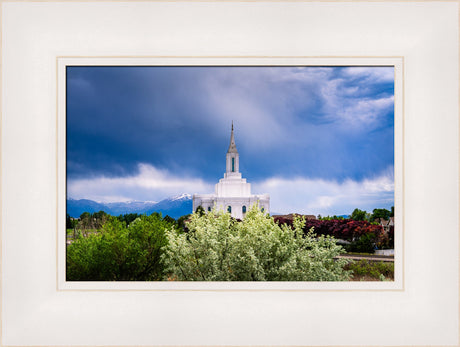 Orem Utah Temple  - Sanctuary - framed giclee canvas