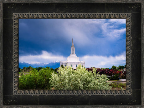 Orem Utah Temple  - Sanctuary - framed giclee canvas