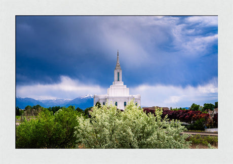 Orem Utah Temple  - Sanctuary - framed giclee canvas