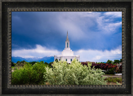 Orem Utah Temple  - Sanctuary - framed giclee canvas