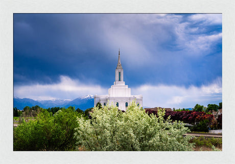 Orem Utah Temple  - Sanctuary - framed giclee canvas