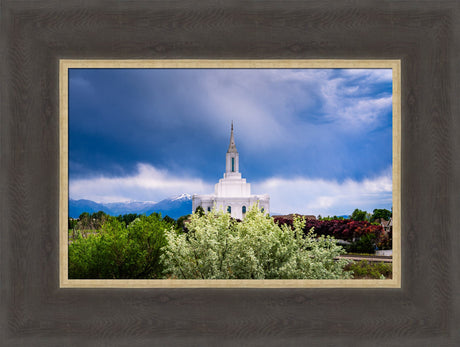 Orem Utah Temple  - Sanctuary - framed giclee canvas