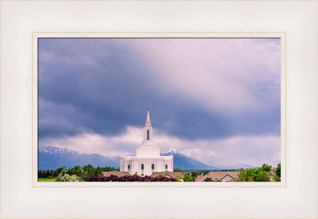 Orem Temple - Blessings - framed giclee canvas