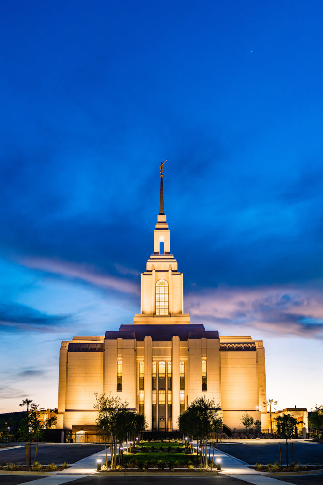 Red Cliffs Utah Temple - Evening Shadows - 8x12 giclee paper print