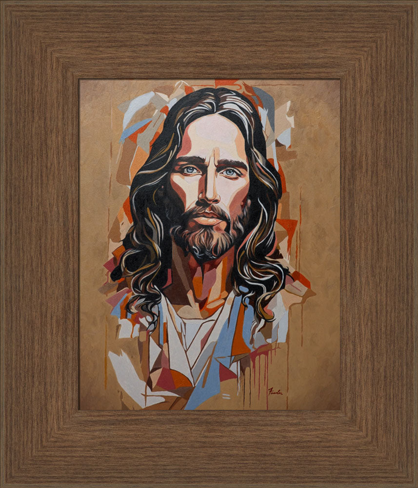 Abide With Me - framed giclee canvas