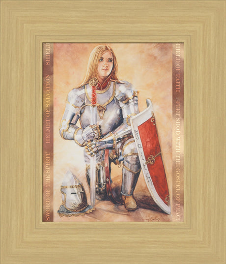 Young Girl wearing the armor of God. Art 10