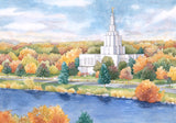 Idaho Falls Temple by Anne Bradham