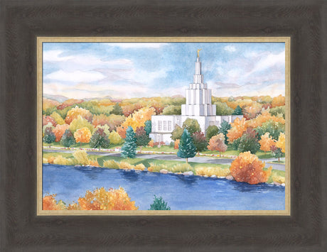 Idaho Falls Temple by Anne Bradham