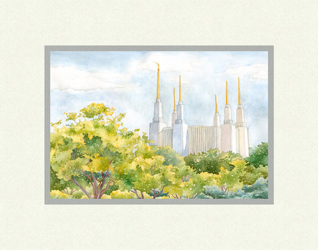 Washington DC Temple by Anne Bradham