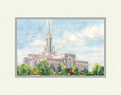 Mount Timpanogos Temple by Anne Bradham