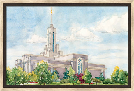 Mount Timpanogos Temple by Anne Bradham