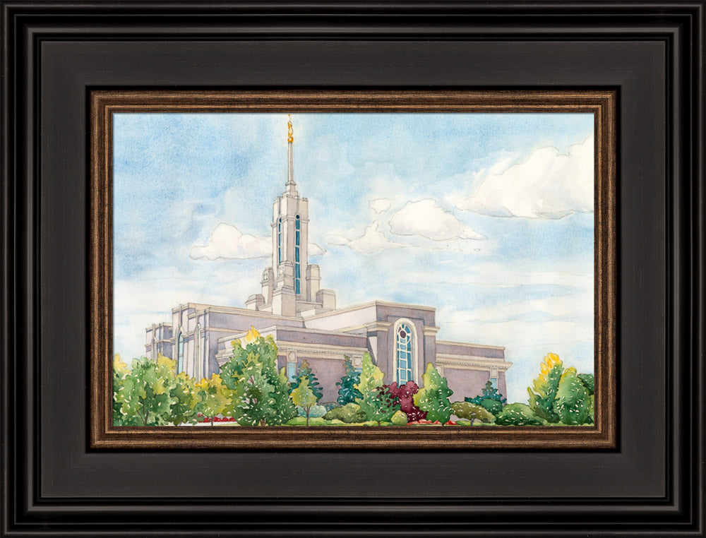 Mount Timpanogos Temple by Anne Bradham