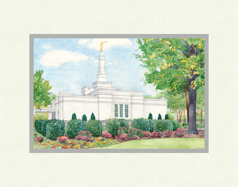 Nashville Temple by Anne Bradham