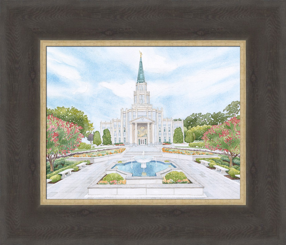 Houston Texas Temple by Anne Bradham