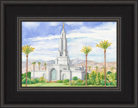 Redlands Temple by Anne Bradham