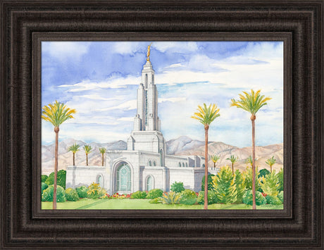 Redlands Temple by Anne Bradham