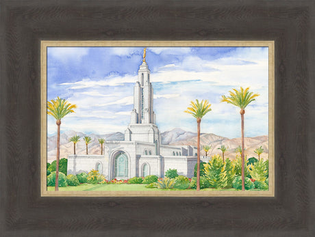 Redlands Temple by Anne Bradham