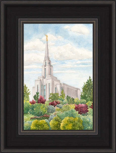 Oquirrh Mountain Temple by Anne Bradham