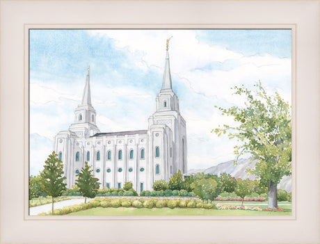 Brigham City Temple by Anne Bradham