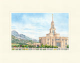 Payson Temple by Anne Bradham