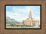 Payson Temple by Anne Bradham