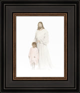 Christ with Girl Watercolor after Carl Bloch (8 Variations) by Jay Bryant Ward