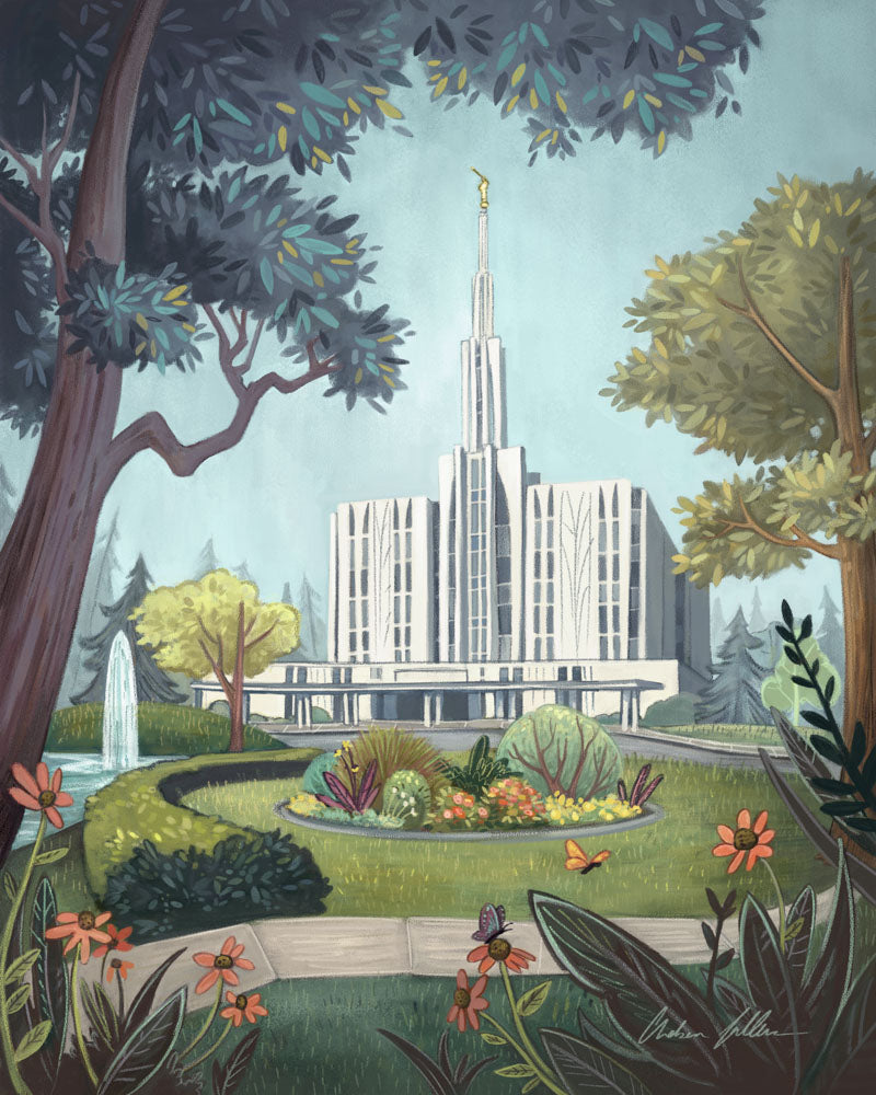 Seattle Temple by Chelsea Fuller