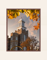 Logan Utah Temple - Autumn Evening by Evan Lurker