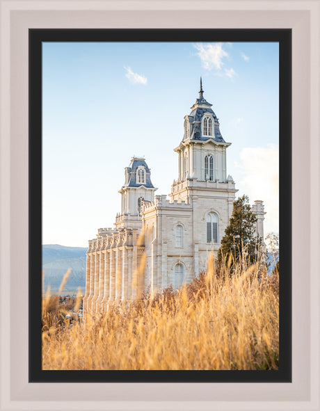 Manti Temple - Golden by Evan Lurker