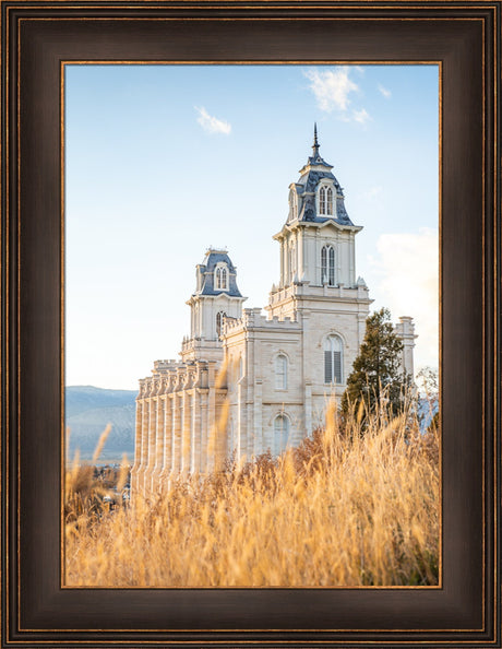 Manti Temple - Golden by Evan Lurker