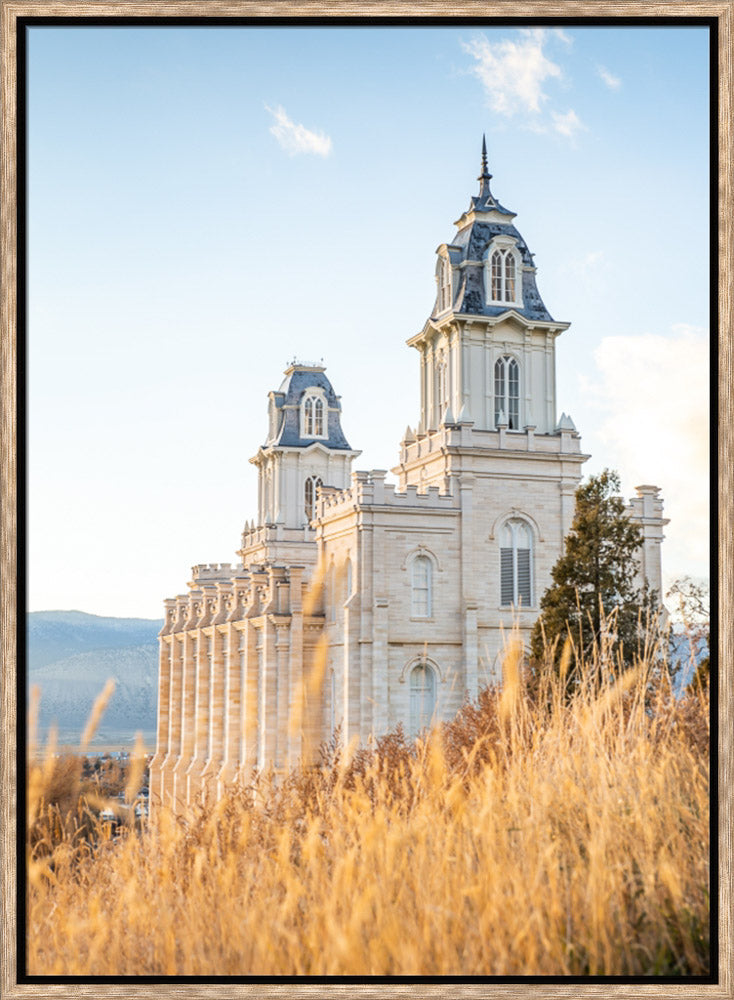 Manti Temple - Golden by Evan Lurker