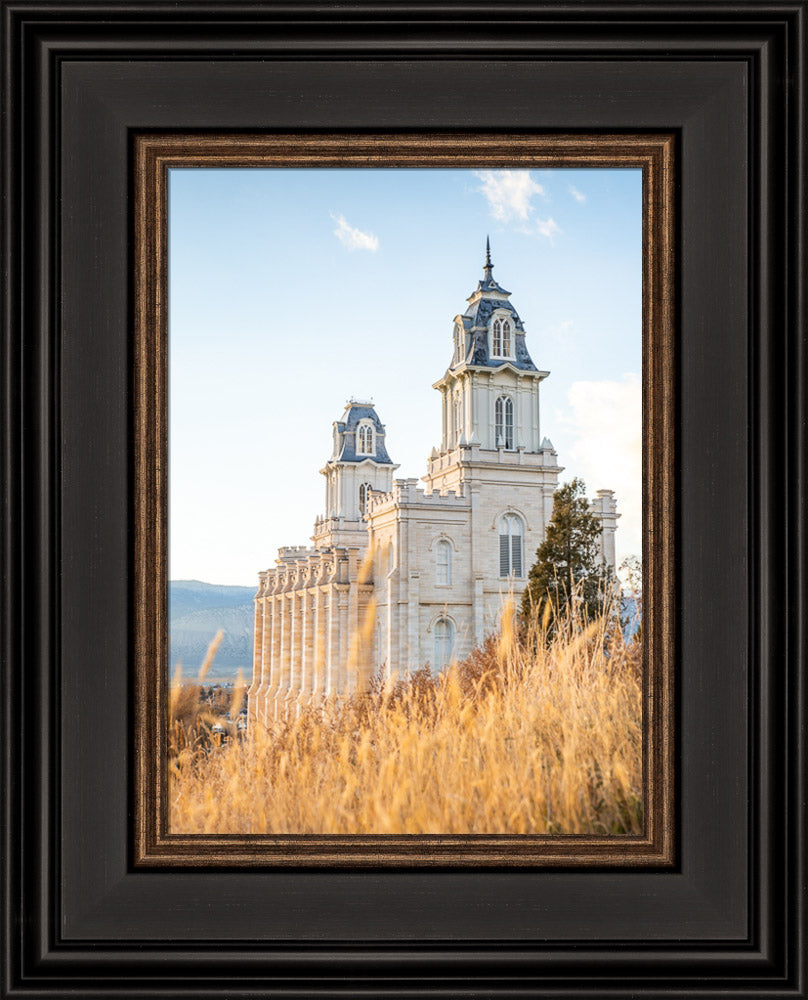 Manti Temple - Golden by Evan Lurker