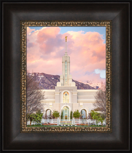 Mount Timpanogos Temple - Mountain View by Evan Lurker