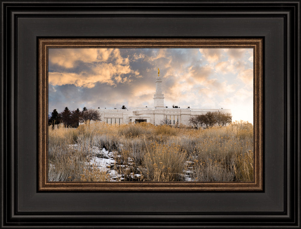 Monticello Temple - Winter by Evan Lurker