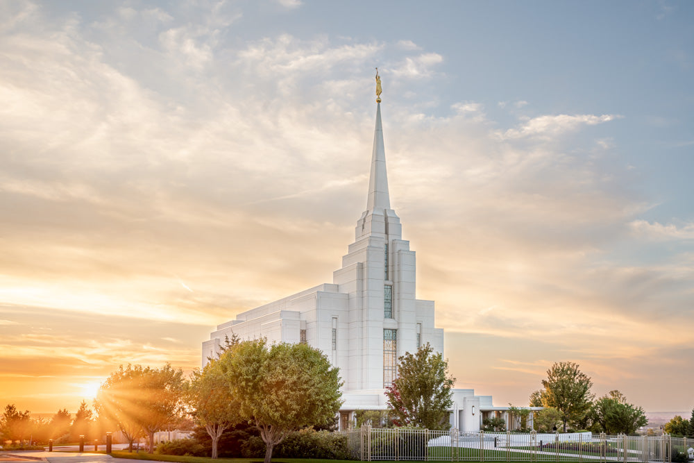 Rexburg Temple - Illuminate by Evan Lurker