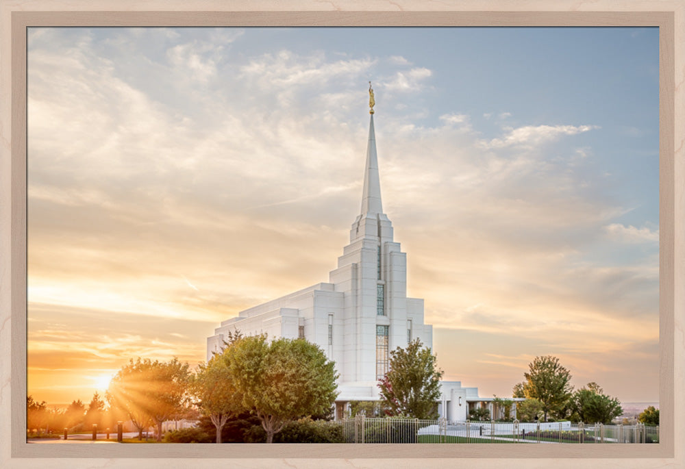 Rexburg Temple - Illuminate by Evan Lurker