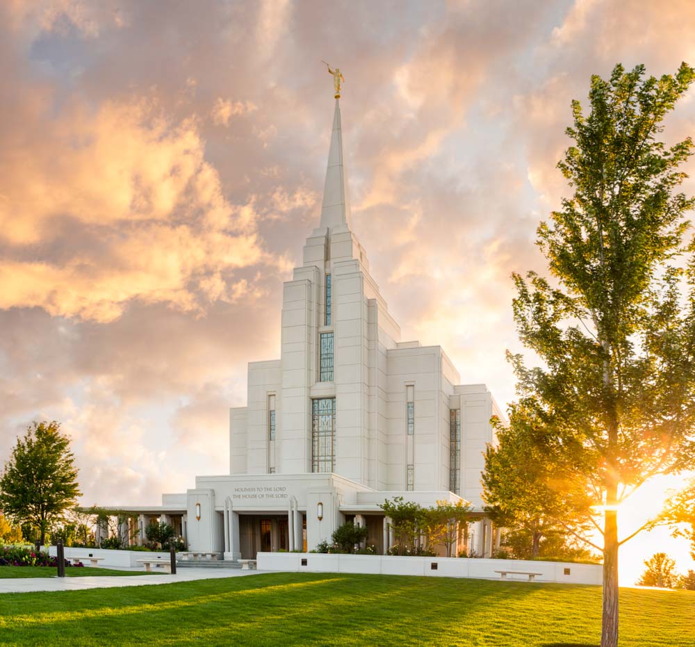 Rexburg Temple - Endless Light by Evan Lurker