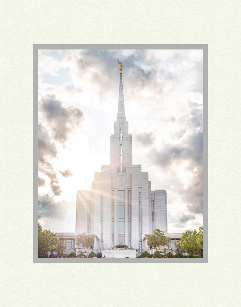 Oquirrh Mountain Temple - Glorious Light by Evan Lurker