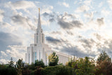 Oquirrh Mountain Temple  - Upon a Hill by Evan Lurker