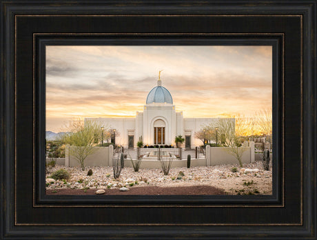 Tucson Temple - Desert Beauty by Evan Lurker